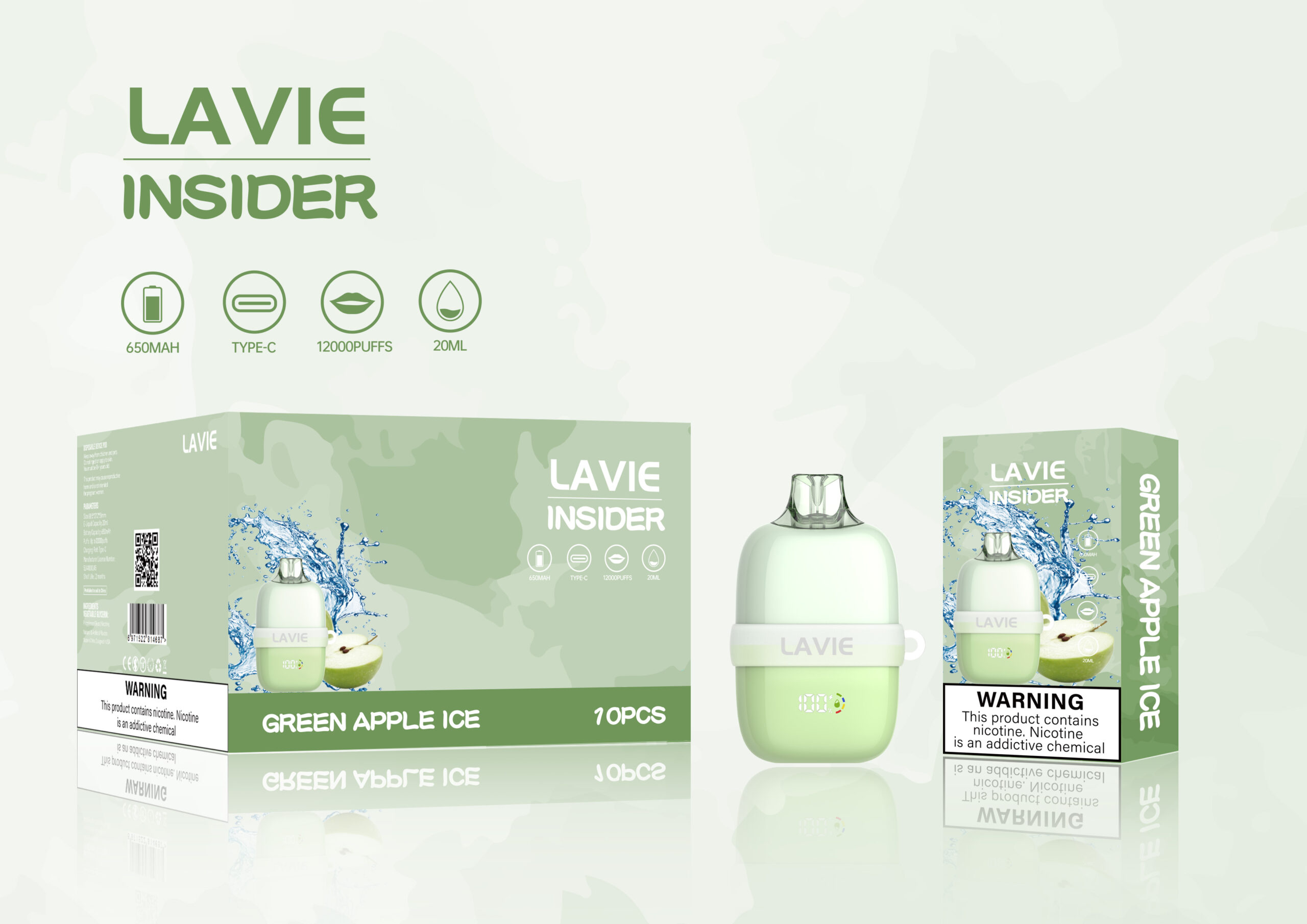 LAVIE INSIDER 12000 Puffs 