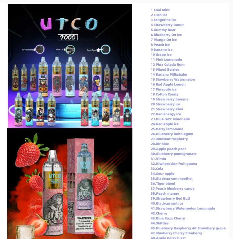 UTCO Gorilla 7000 Puffs vape