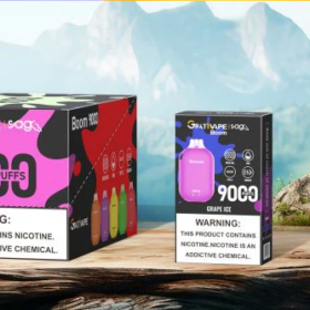 Grativape Boom 9000 puff disposable vape，In Grativape production line, the most popular is its unique style of vape