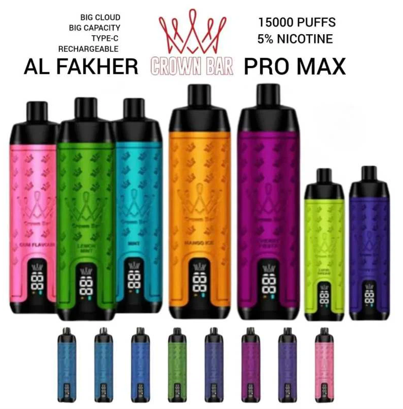 AL Fakher Crown Bar 15000 Puffs Pro Max disposable